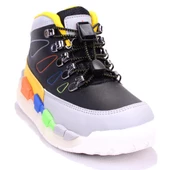 Vicco Ellen 946F24K417 Siyah Ortopedik Günlük Işıklı Erkek Çocuk Spor Bot - 1