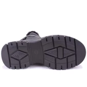 Dagoster DZA07-627589 Siyah Ortopedik Günlük DüzTopuk Kadın Bot - 4