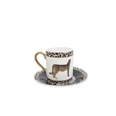 Sudedi Home Leopar Desen 6 Kişilik Fincan Takımı YX-230134 - 5