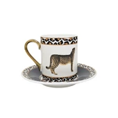 Sudedi Home Leopar Desen 6 Kişilik Fincan Takımı YX-230134 - 1