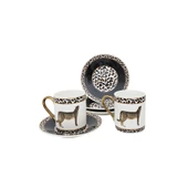 Sudedi Home Leopar Desen 6 Kişilik Fincan Takımı YX-230134 - 2