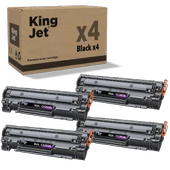 KingJET® 85A / CE285A 4'lü Paket - Hp Uyumlu Çipli Muadil Toner - 1