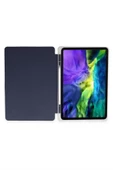 Ipad Pro 11 2020 Kılıf Kalemlikli Tri Folding Katlanabilir Standlı 360 Tam Koruma Kılıf - 9
