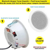 Bluetooth Alçıpan Tavan Hoparlör - Pasif Tavan Hoparlör ikisi Bir Arada - 1