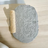 hamur şekillendirici,desenli merdane,seramik hamuru şekillendirici - 2
