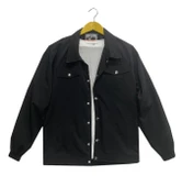 Erkek Uzun Kol Cepli Slim Fit Yağmurluk Ceket - 1