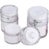 Vakumlu Krem Kutusu Seyahat için Pratik Hijyenik Çanta içi Doldurulabilir Pompalı Ürün Kutusu - 4