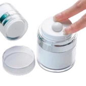 Vakumlu Krem Kutusu Seyahat için Pratik Hijyenik Çanta içi Doldurulabilir Pompalı Ürün Kutusu - 1