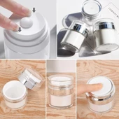 Vakumlu Krem Kutusu Seyahat için Pratik Hijyenik Çanta içi Doldurulabilir Pompalı Ürün Kutusu - 7