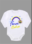 Uzun Kollu Fener Mavi Tasarım Baskılı Bebek Body ZBN258 - 1