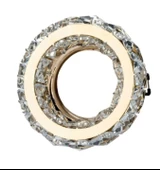 CATA Melinda Dekoratif Cam Spot Yuvarlak Kristal Gold GU10 (Duy Ampul Hariç) - 2