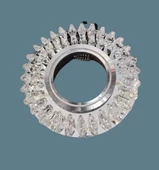 CATA Menekşe Dekoratif Cam Spot Yuvarlak Kristal Krom GU10 (Duy Ampul Hariç) - 2