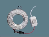 CATA Sim Dekoratif Cam Spot Yuvarlak Kristal Krom 3w Efektli 4000K GU10 (Duy Ampul Hariç) - 2