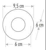 CATA Papatya Dekoratif Cam Spot Yuvarlak Kristal Gold GU10 (Duy Ampul Hariç) - 2