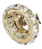 CATA Melinda Dekoratif Cam Spot Yuvarlak Kristal Gold GU10 (Duy Ampul Hariç) - 1