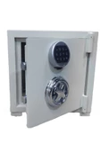 Çelik Para Kasası 40 CM Elektronik Şifreli 7035 Beyaz - 1