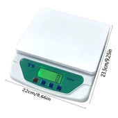 Ts-500 Dijital Terazi - Lcd Ekran, Dara Alma, Sayım Fonksiyonlu, Yüksek Hassasiyetli Tartım Cihazı - 2