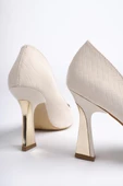 Muggo GOES Garantili Sivri Burun Kadın Topuklu Stiletto Ayakkabı - 11