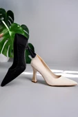 Muggo GOES Garantili Sivri Burun Kadın Topuklu Stiletto Ayakkabı - 8