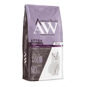 Animal World Tavuklu Yavru Kedi Maması 15 Kg - 1