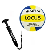 Delta Locus Dikişli 5 Numara Voleybol Topu + Top Pompası - 1