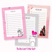 3 \' lü To Do List Set / Not Defteri / Bloknot ST32 - 1