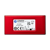 Kingston XS1000 2TB USB 3.2 Gen 2 Mini Kırmızı Taşınabilir SSD - 2