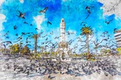 İzmir Konak Saatli Kule Duvar Kağıdı - 7