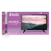 HELLO HL-2200 22 AUDIO IN-RCA-VGA-HDMI-USB FULL HD LED MONİTÖR+HOPARLÖR (220V-12 VOLT)(55 CMX32 CM) thumbnail 3