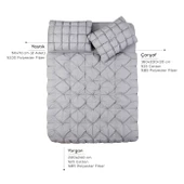 Karaca Home Camila Private Comfort Set Gri - 11