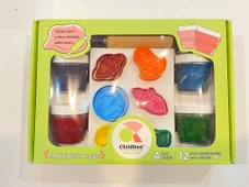 ChildGen 4 Oyun Hamuru ve 12 adet Hamur Kalıbı Uzay - 1
