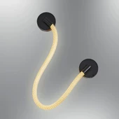 APL-6340-19S Yatay Hortum Aplik Siyah - 1