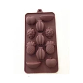 Silikon Kalıp Farklı  Meyve Modeli   Kalıbı  11 li thumbnail 1