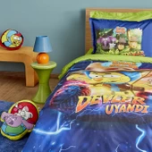 Karaca Home X Kral Şakir Devler Uyandı Tek Kişilik Nevresim Takımı - 4