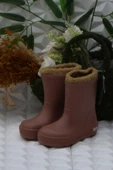 Igor W10306 010 Yogı Borreguıto Rosa Dusty Pembe İçi Kürklü Çocuk Yağmur Çizmesi - 3