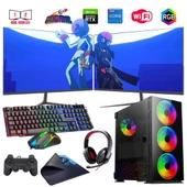 İ7 13700F 32GB DDR4 1TB M2 12GB RTX3060 Çift 24" Mon. Oyun Bilgisayarı (Gaming SET) thumbnail 1