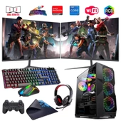i7 14700F 16GB DDR4 480SSD 8GB RX580 Çift 24" Mon. Oyun Bilgisayarı (Gaming SET) thumbnail 1