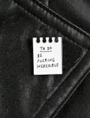 To Do Be Fucking Incredible Yazılı Broş - 1
