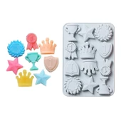 Silikon Kek Kalıp Çikolata Şampiyonluk Figürleri Kalıbı Şeker Hamuru Taş Tozu Kalıbı 12 Li thumbnail 1