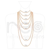 Kolye  Bileklik Takı Ve Aksesuar  Zinciri LAK KAPLAMA 1 MM (1 MT)  Gold - 2