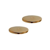 Plastik Shot Bardak Kapağı 5 CM (25 Adet)  Gold - 1