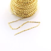 Kolye  Bileklik Takı Ve Aksesuar  Zinciri LAK KAPLAMA 2 MM (1 MT)  Gold - 1