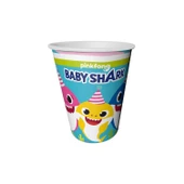 Baby Shark Temalı Karton Bardak 220/240CC (8 Adet) - 1