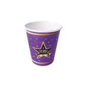 Bardak Karton İyiki Doğdun Yıldızlı 8 Oz  (8 Adet) - 1