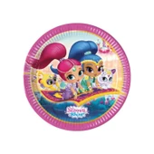 Shimmer And Shine Işıltı Ve Parıltı Karton Tabak 23 CM (8 Adet) - 1