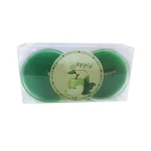 Kapsül Mum 3x5.5 CM  İkili  Akrilik Kapsül   Yeşil - 1