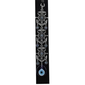 Cam Nazar Boncuklu Metal Duvar Süsü Çapa Modeli Üçlü - 1
