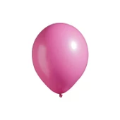 Metalik  Balon 12 İnç Baskısız (100 Adet)  Fuşya - 1