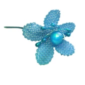 Çiçek İncili Ve Tomurcuklu (72 Adet)  Mavi - 1