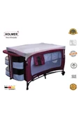HOLMER Kids Maxi Comfort Coolstyle Anne Yanı Oyun Parkı/beşik 70x110cm Mürdüm - 3
